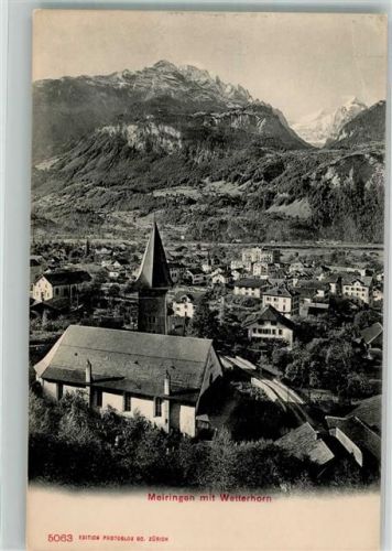 3860 Meiringen Foto AK