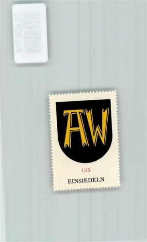 8840 Einsiedeln - Vignette Wappen Kaffee Hag ca 1920-1940