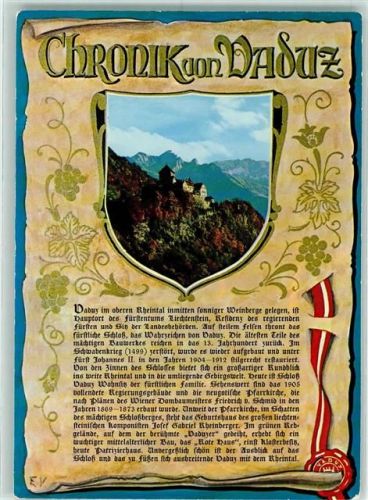 9490 Vaduz - Chronik