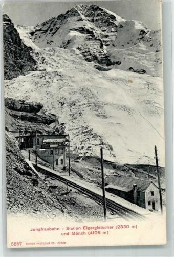 Jungfraubahn 1907 - Station Eigergletscher