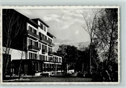 2532 Magglingen Macolin 1947 Foto AK Hotel Bellevue, gute Erhaltung AK