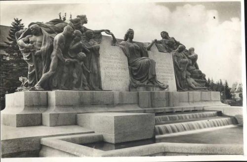 um 1930/40 - Bern: Welttelegraphendenkmal,Wehrli & Vouga & Co. A.G.