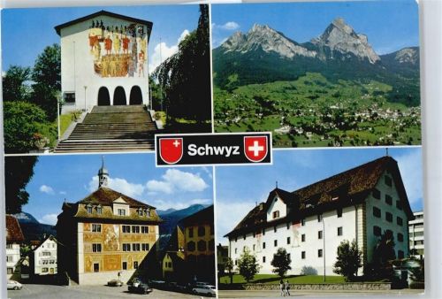 6430 Schwyz - Rathaus , Bundesbriefarchiv AKU2