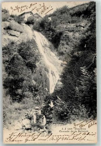 1071 Chexbres 1905 - Wasserfall