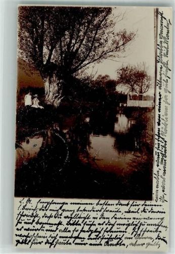 3110 Münsingen 1907 Foto AK Ort lt. Stempel