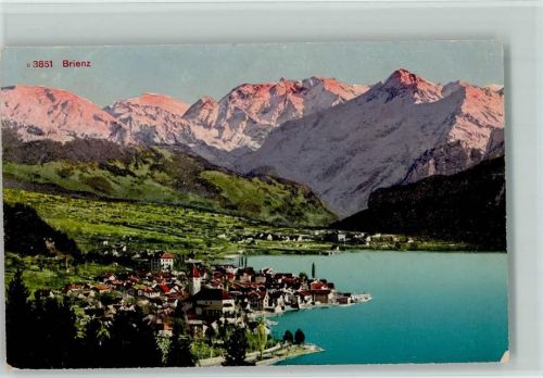 3855 Brienz BE - Morgenrot