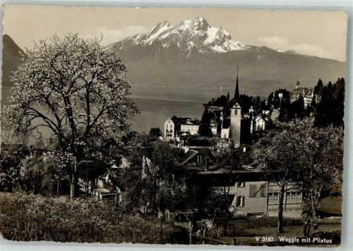 6353 Weggis Foto AK Pilatus