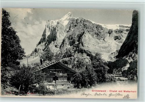 3818 Grindelwald - Chalet mit Wetterhorn