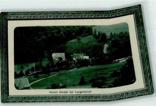 4438 Langenbruck 1911 Prägedruck Kuroet Dürstel Scan verzogen