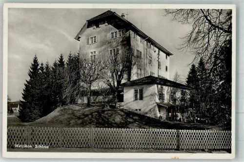 8620 Wetzikon ZH 1936 Foto AK Schloss