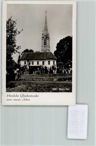 3074 Muri b. Bern FOTO KEINE AK Foto 10cm x 7cm Neujahrswünsche Kirche