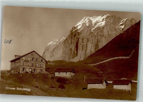 Grosse Scheidegg 1921 Foto AK Hotel