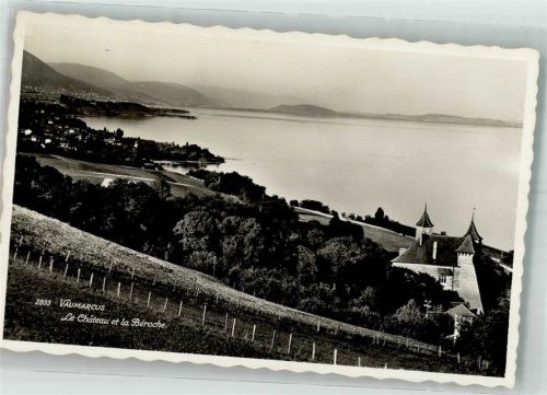 2028 Vaumarcus Foto AK Schloss le Chateau et la Béroche Feldpost Schützen KP. III/3