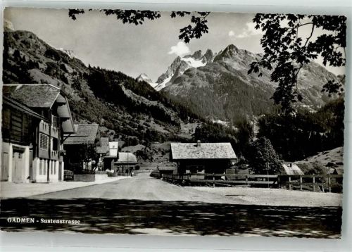 3863 Gadmen 1952 Foto AK Sustenstrasse