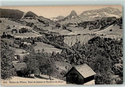 1752 Villars-sur-Glâne Cormanon - Dent de Jaman Rochers de Naye