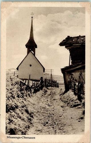 7134 Obersaxen Meierhof Gebrauchsspuren Kapelle Misanenga