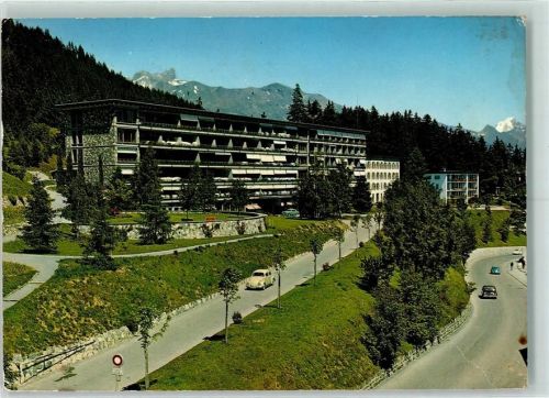 3963 Montana - Le Sanatorium bernois Le Bellevue Oldtimer