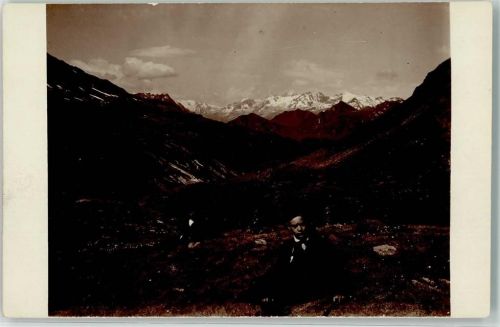 Piora Foto AK Ort handschriftlich Gotthardmassiv