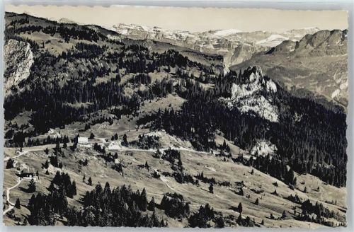 Ibergeregg - Fliegeraufnahme, Hotel Passhöhe