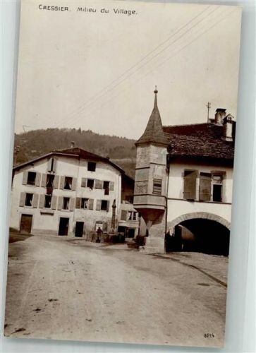 2088 Cressier NE 1919 Foto AK Stadtansicht