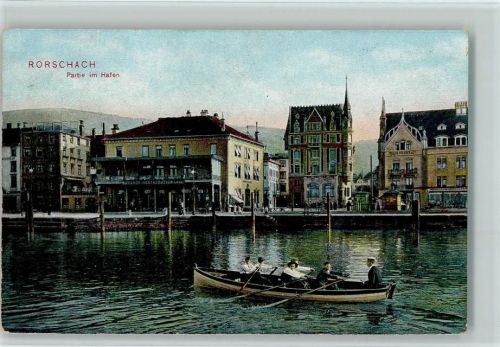 9400 Rorschach - Partie im Hafen Ruderboot
