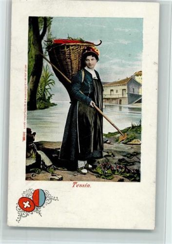 Verlag Guggenheim 10188 - Tessiner Tracht, gute Erhaltung Tracht Schweiz