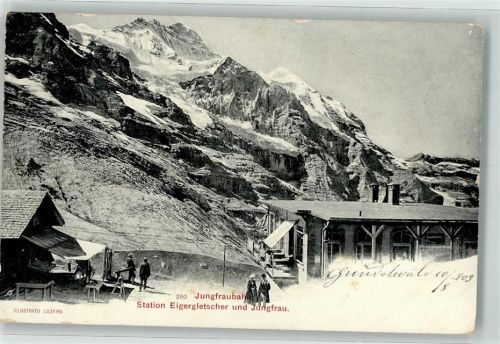 Jungfraubahn 1903 - Station Eigergletscher