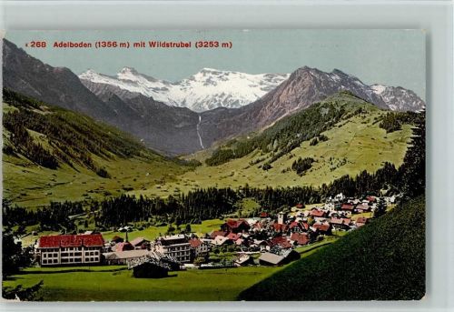 3715 Adelboden - Adelboden mit Wildstrubel