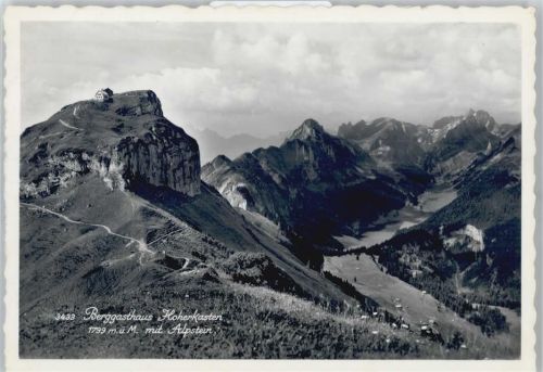 9058 Brülisau - Gasthaus Hoher Kasten, Alpstein