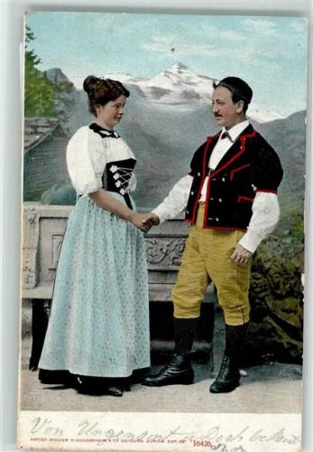 9445 Rebstein - Tracht Ort lt. Stempel