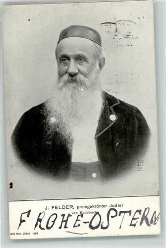 Entlebuch J. Felder Jodler Tracht Schweiz 1911