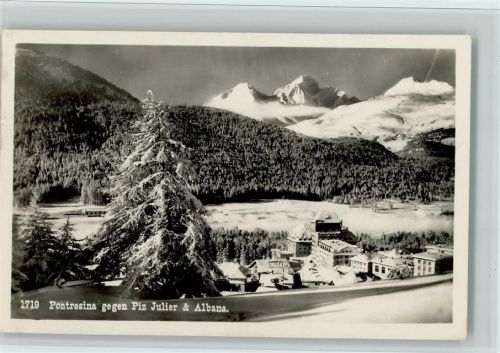 7504 Pontresina 1926 - gegen Pis Julier und Albana Winter