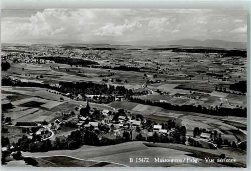 1692 Massonnens Ferlens FR Gebrauchsspuren Fliegeraufnahme