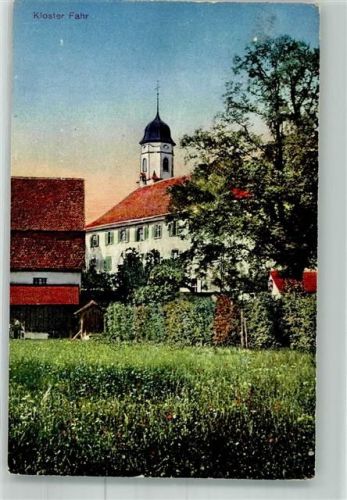 8109 Kloster Fahr 1919 - Kloster Kirche