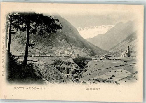 6487 Göschenen Gebrauchsspuren Gotthardbahn