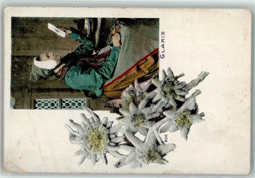 8750 Glarus - Trachtenfrau