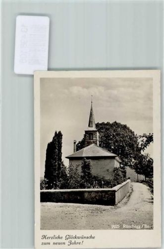 3153 Rüschegg Gambach FOTO KEINE AK Foto 10cm x 7cm Neujahrswünsche Kirche