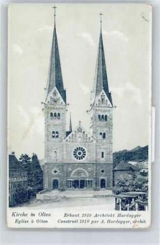 4600 Olten - Kirche , Architekt Hardegger