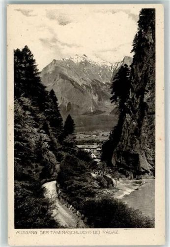 7310 Bad Ragaz - Ausgang aus der Taminaschlucht
