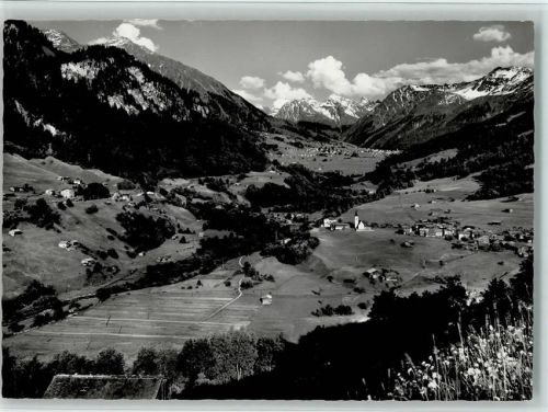 7250 Klosters - Mezzaselva und Serneus gegen Klosters und die Silvrettagruppe