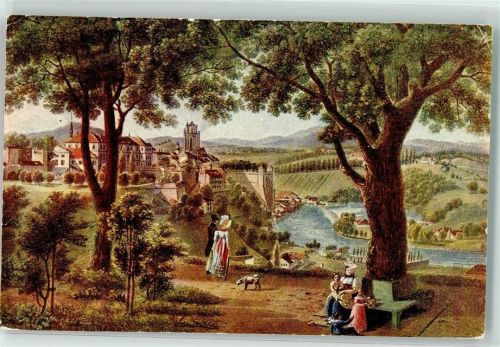 Bern Berne Ansicht von Bern sign. G. Lory senior Nr. 75 Hund Pro Juventute Schweiz 1920 Künstlerkarte