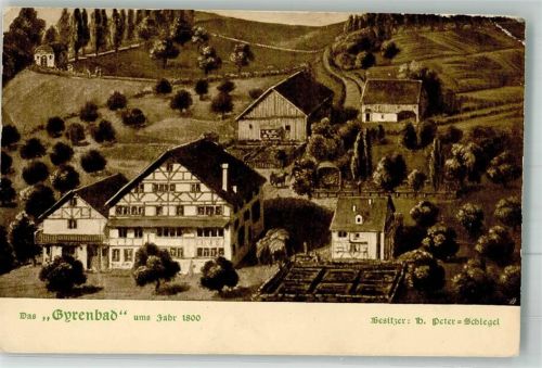 8488 Turbenthal Gebrauchsspuren Hotel Gasthaus Syrenbad