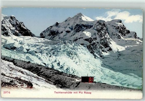 Chamanna da Tschierva Tschiervahütte - Piz Rosegg