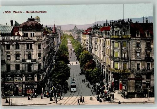 8000 Zürich 1910 - Bahnhofstrasse Hotel National