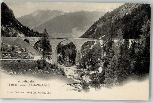 Albulabahn - Albula-Viadukt Bergün-Preda