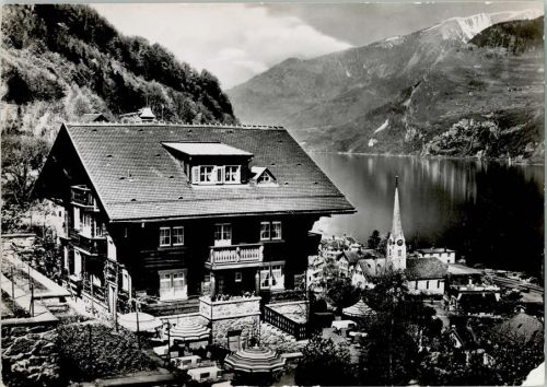 8874 Mühlehorn 1965 Foto AK Kurhaus "Ruobstei" AK