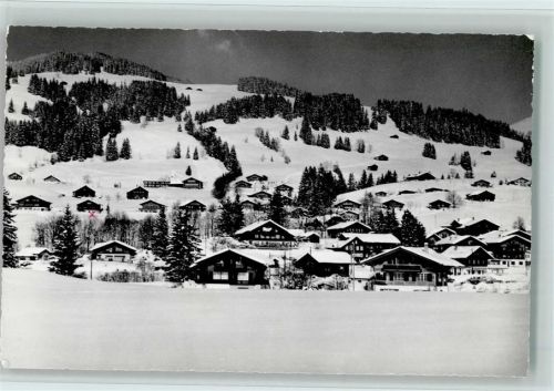 3778 Schönried - Gesamtansicht Winteraufnahme