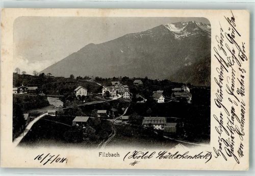 8757 Filzbach 1904 Gebrauchsspuren
