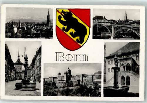 3000 Bern Berne - Zähringerbrunnen Bernerwappen