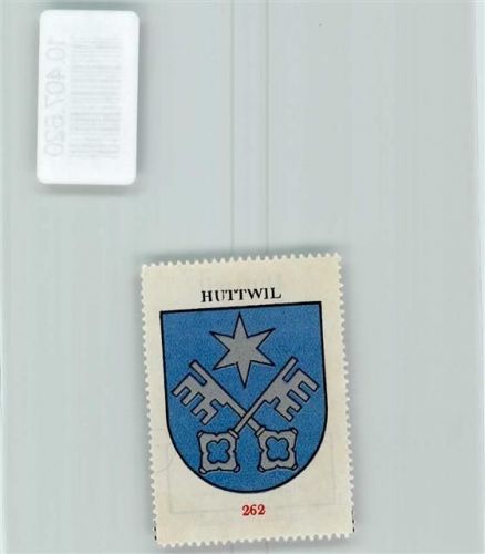 4950 Huttwil - Vignette Wappen Kaffee Hag 1920-1940 Schlüssel